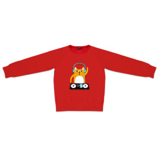 Kids DJ Cat Sweatshirt