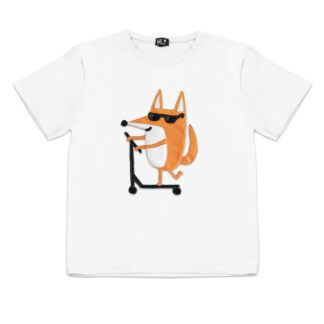 Kids Scootering Fox T-shirt