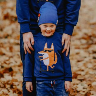 Kids Scootering Fox Sweatshirt