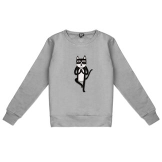 Women's Yoga Cat Sweatshirt