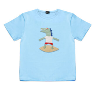 Kids Surfing Crocodile T-shirt