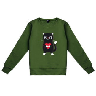 Women’s Heartful Cat Sweatshirt