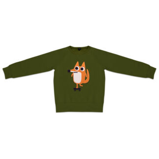 Kids Skateboarding Fox Sweatshirt